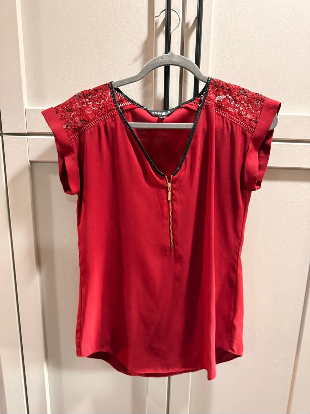 Express Red Blouse